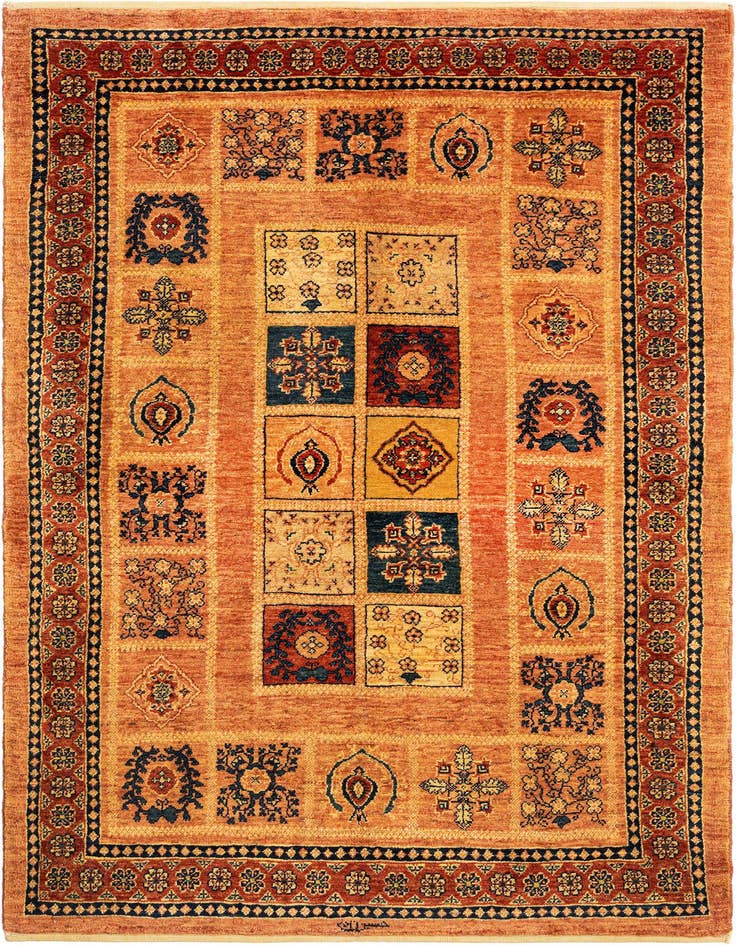 Detail image of 3' 7 x 5' 10 Kashkuli Wool Rug