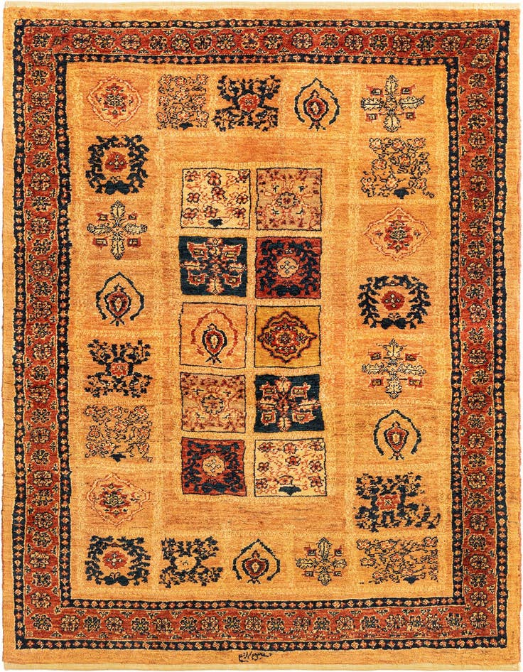 Detail image of 3' 7 x 4' 11 Kashkuli Wool Rug