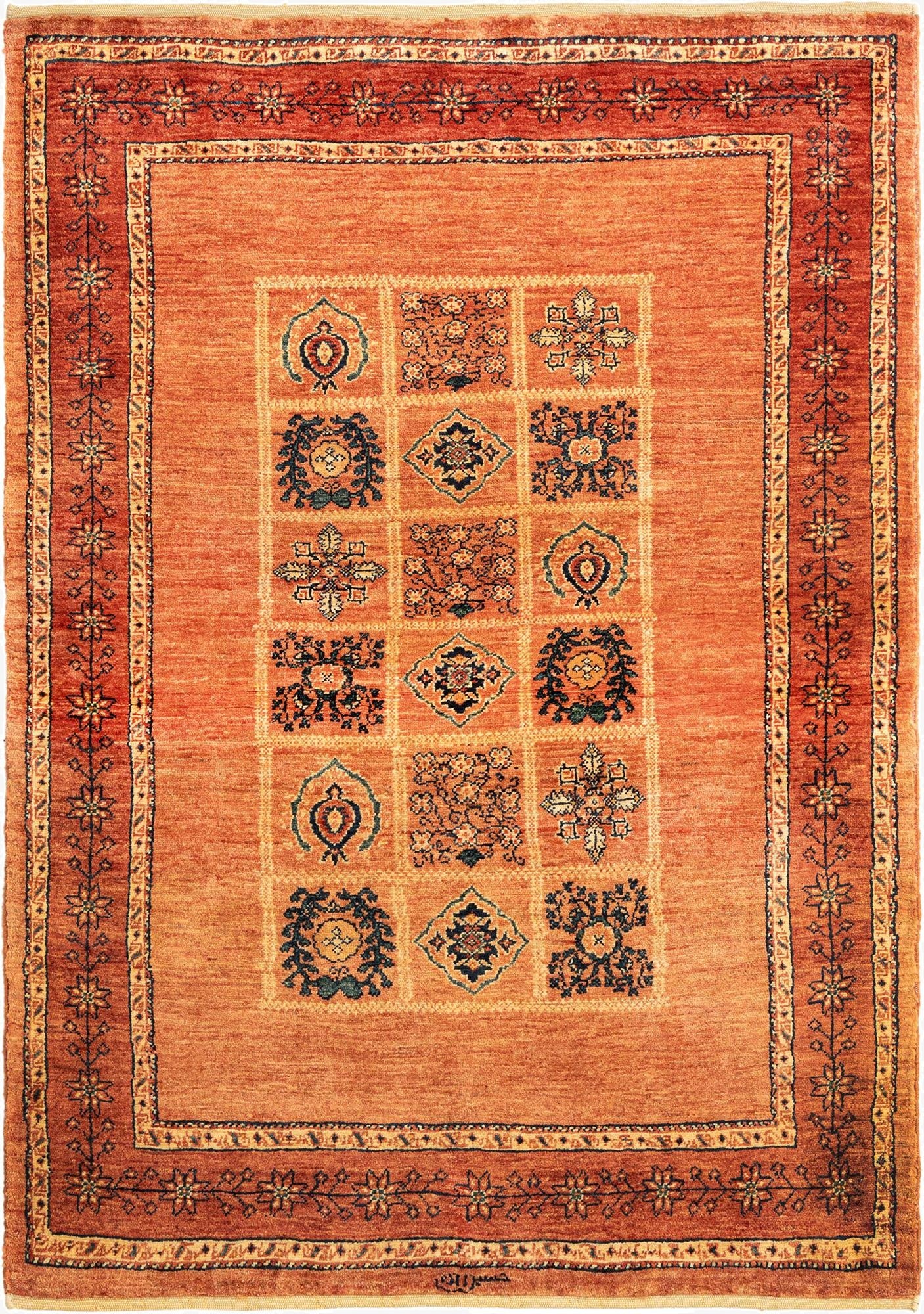 3' 7 x 5' 1 Kashkuli Wool Rug
