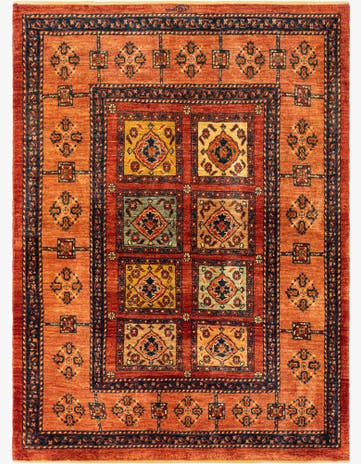 3' 7 x 4' 11 Kashkuli Wool Rug