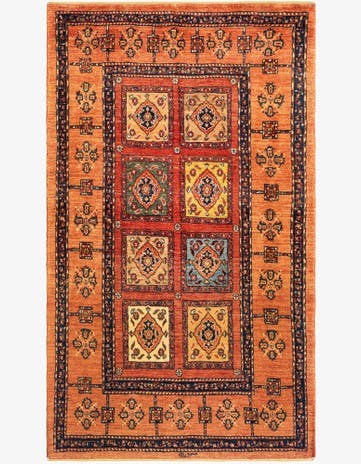 3' 5 x 5' 10 Kashkuli Wool Rug
