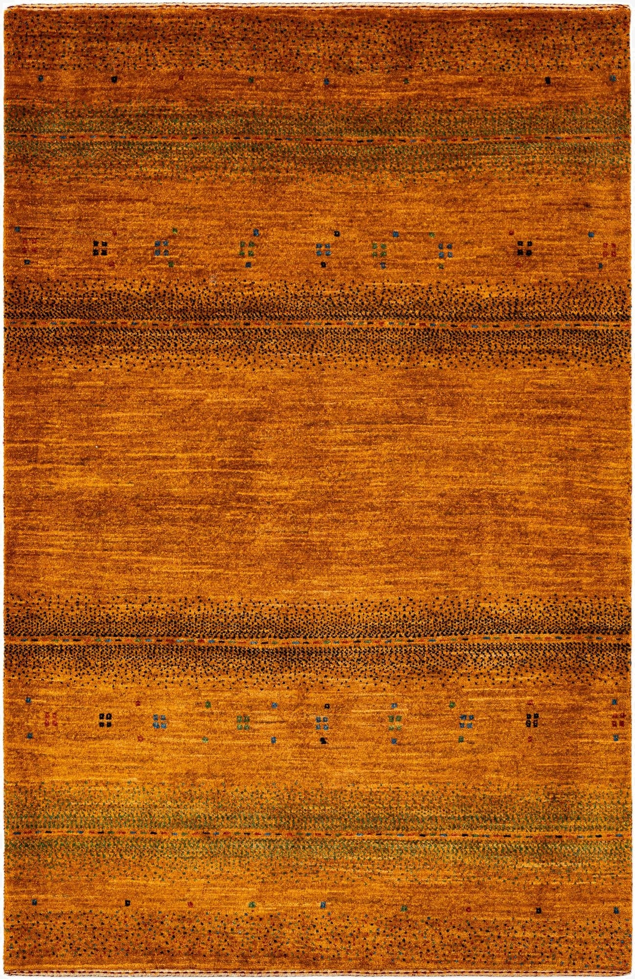 3' 3 x 5'  Hand Knotted Kashkuli Rug