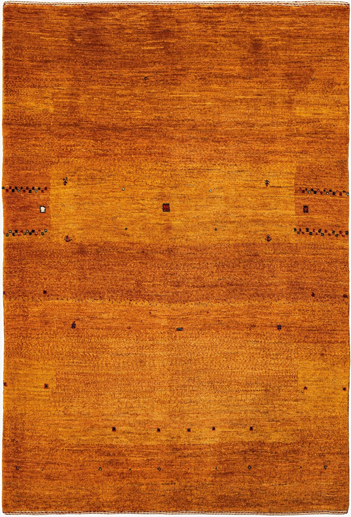 3' 9 x 5' 6  Hand Knotted Kashkuli Rug