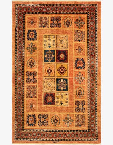 3' 7 x 5' 10 Kashkuli Wool Rug