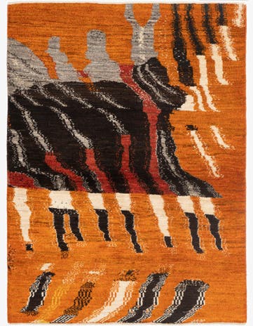 3' 1 x 4' 3 Kashkuli Wool Rug