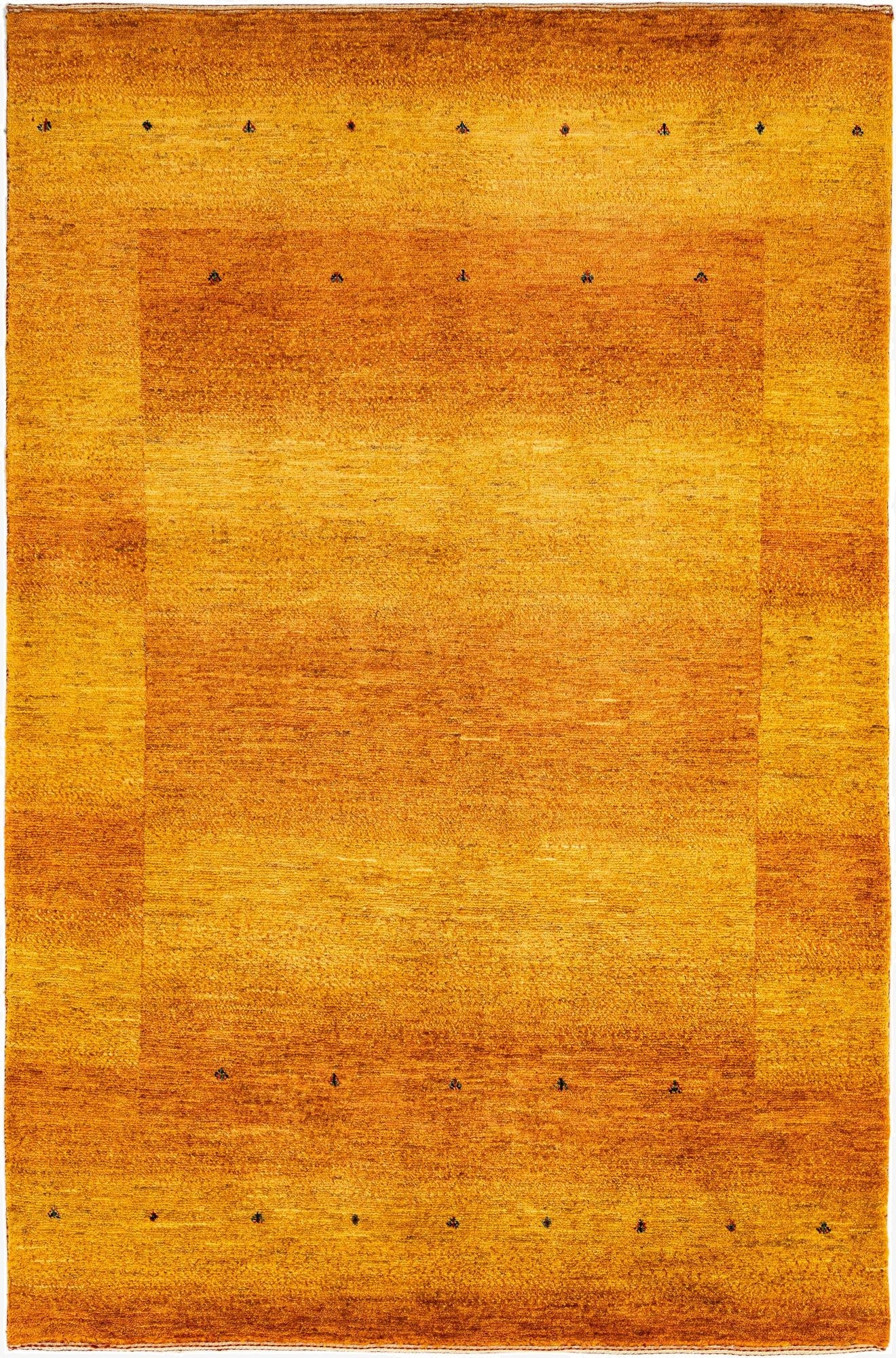 4' 2 x 6' 3  Hand Knotted Kashkuli Rug