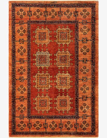 3' 8 x 5' 7 Kashkuli Wool Rug