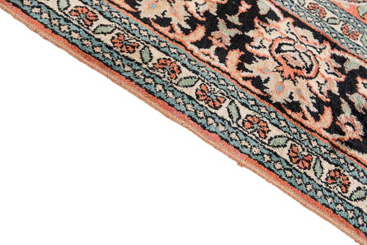 6' 11 x 9' 10 Hand Knotted Kashmir Oriental Rug