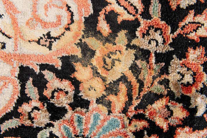 6' 11 x 9' 10 Hand Knotted Kashmir Oriental Rug
