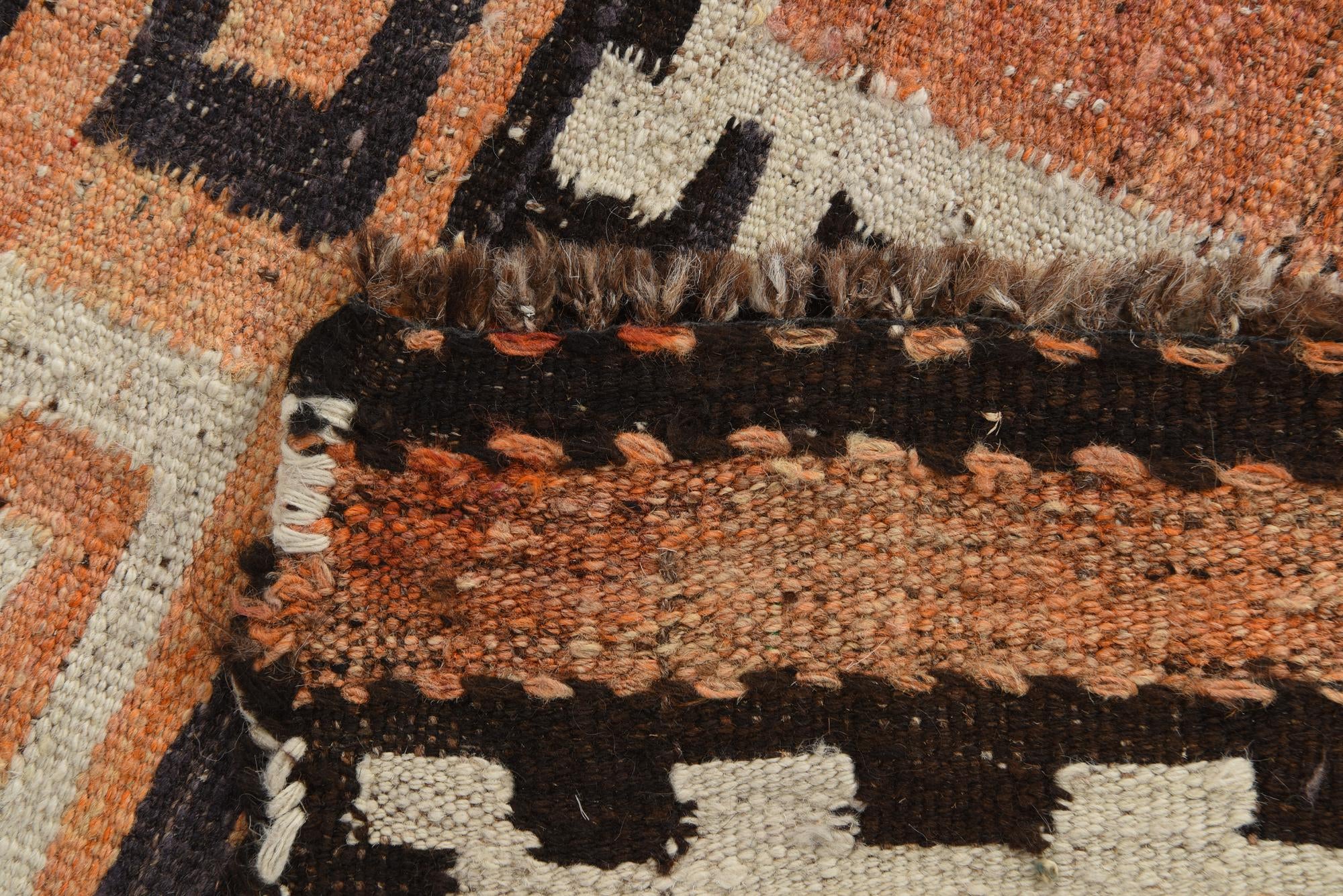 3' 1 x 4' 5 Hand Woven Kilim Fars Wool Rug