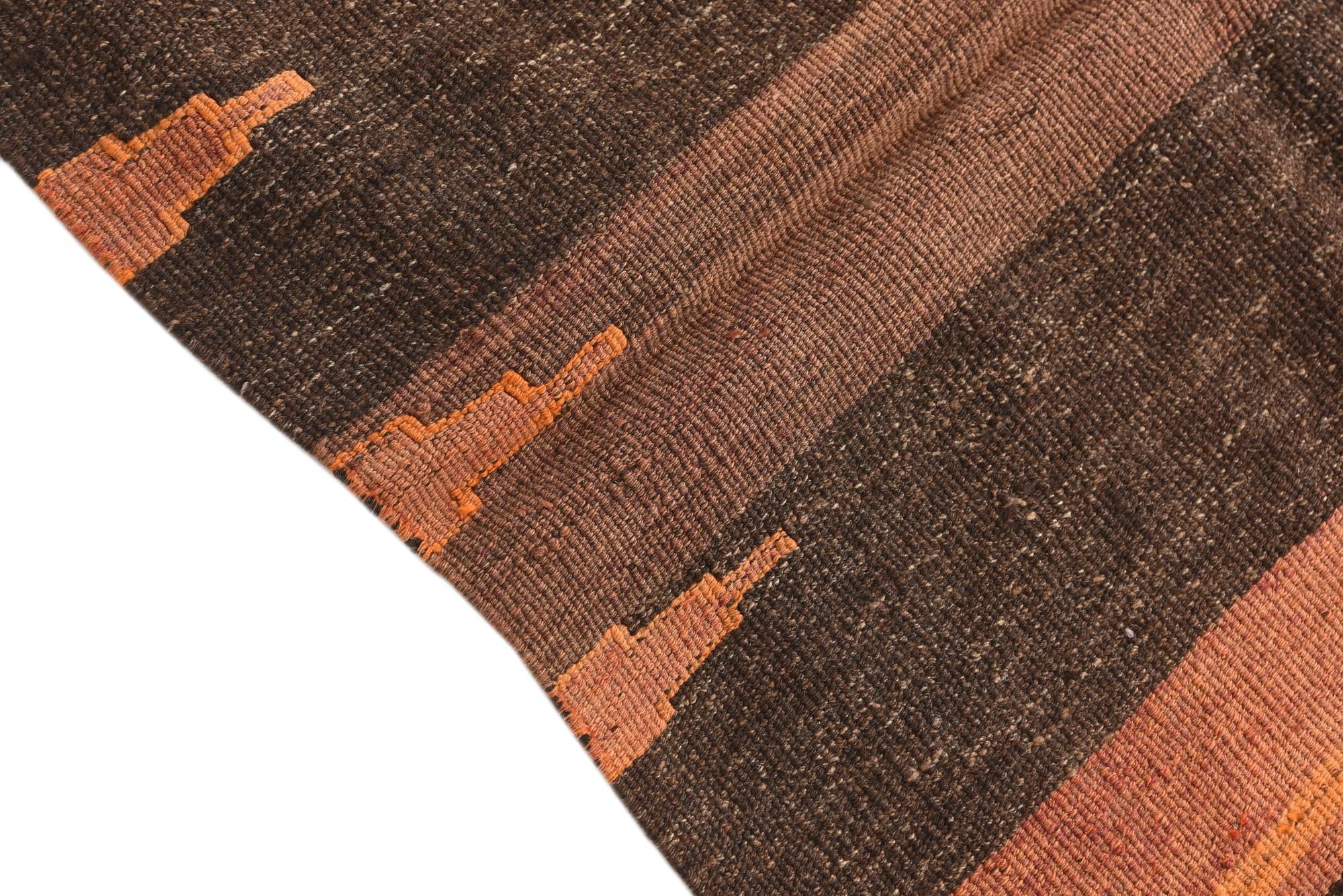 2' 10 x 5' 4 Hand Woven Kilim Fars Wool Rug