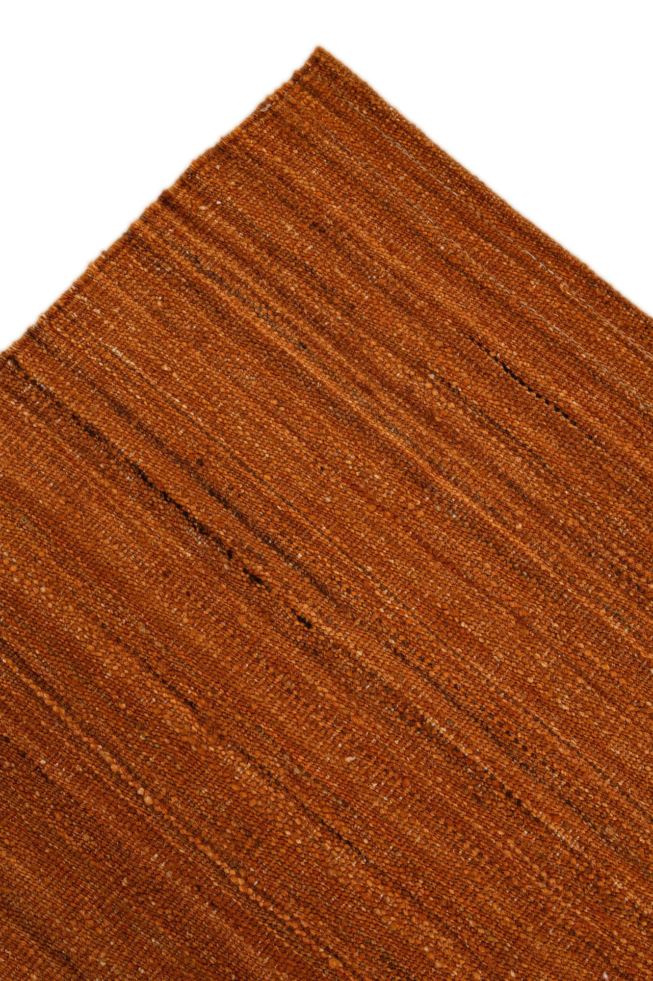 5' 10 x 8' 1 Hand Woven Kilim Modern Wool Rug