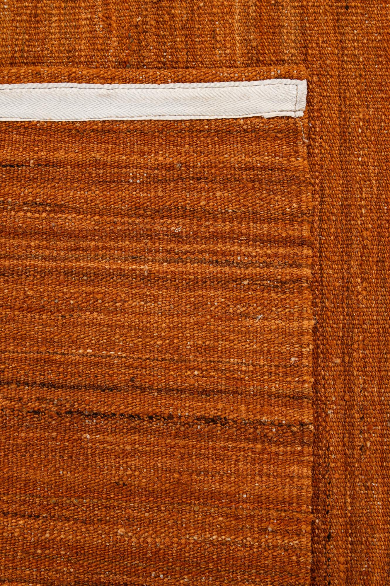 5' 10 x 8' 1 Hand Woven Kilim Modern Wool Rug