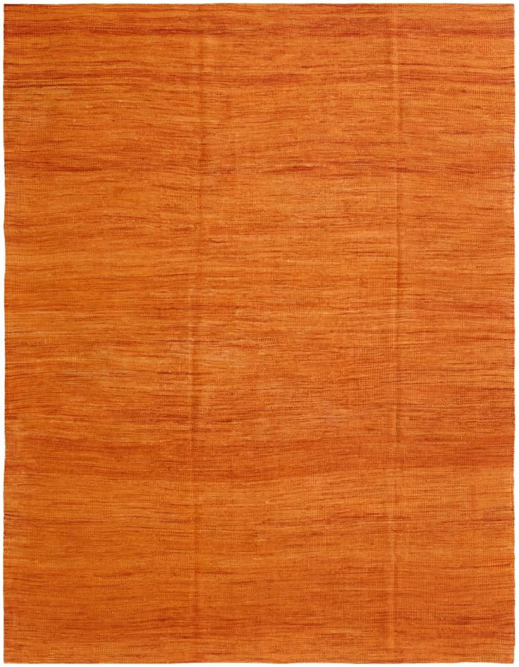 Detail image of 6' 9 x 9' Hand Woven Kilim Modern Wool Rug