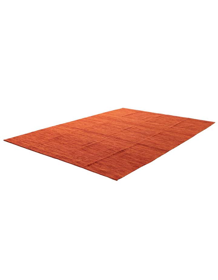 7' x 9' 9 Hand Woven Kilim Modern Wool Rug