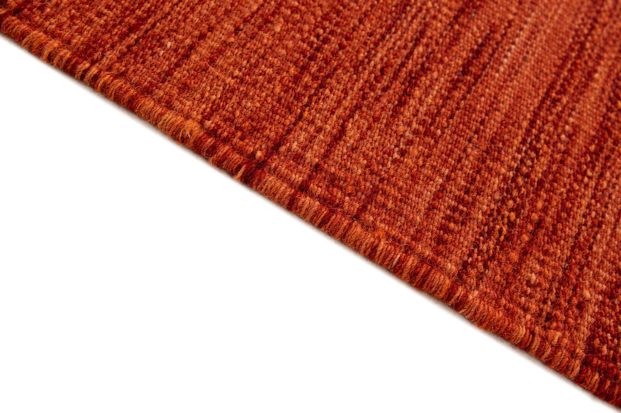 7' x 9' 9 Hand Woven Kilim Modern Wool Rug