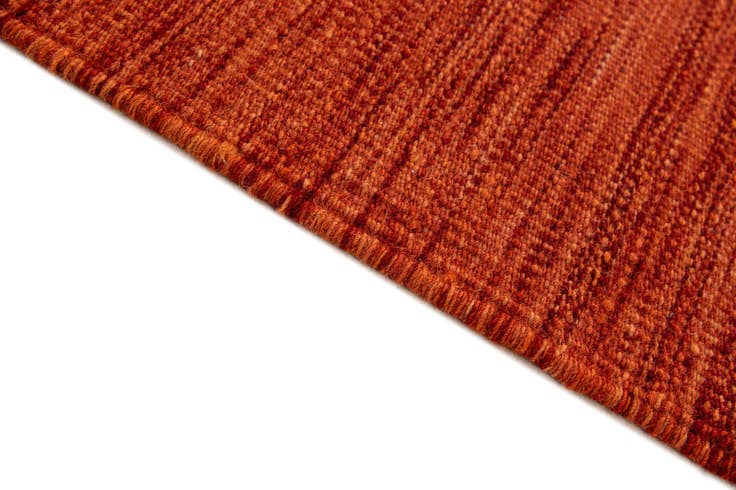 Detail image of 7' x 9' 9 Hand Woven Kilim Modern Wool Rug