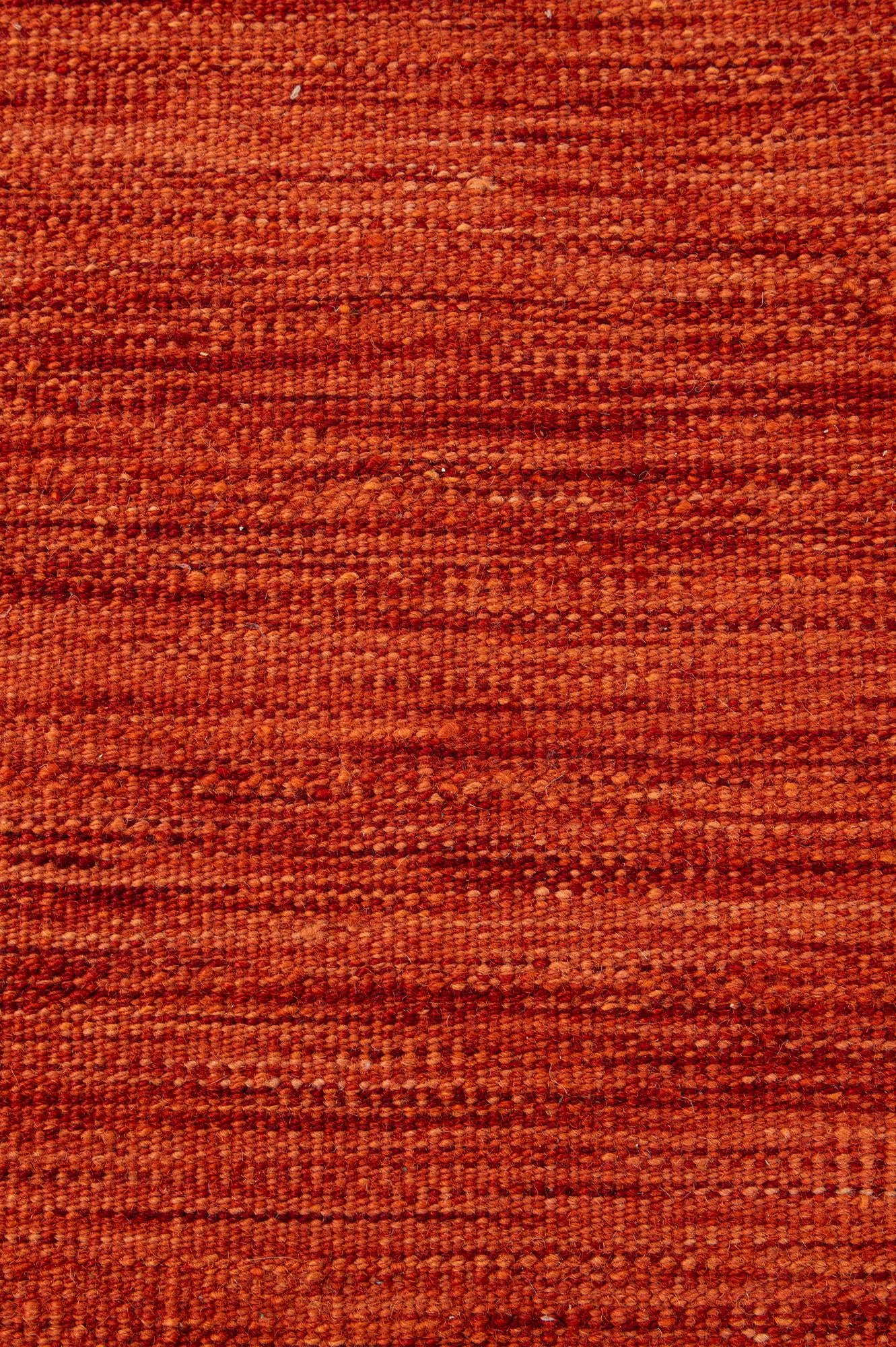 7' x 9' 9 Hand Woven Kilim Modern Wool Rug