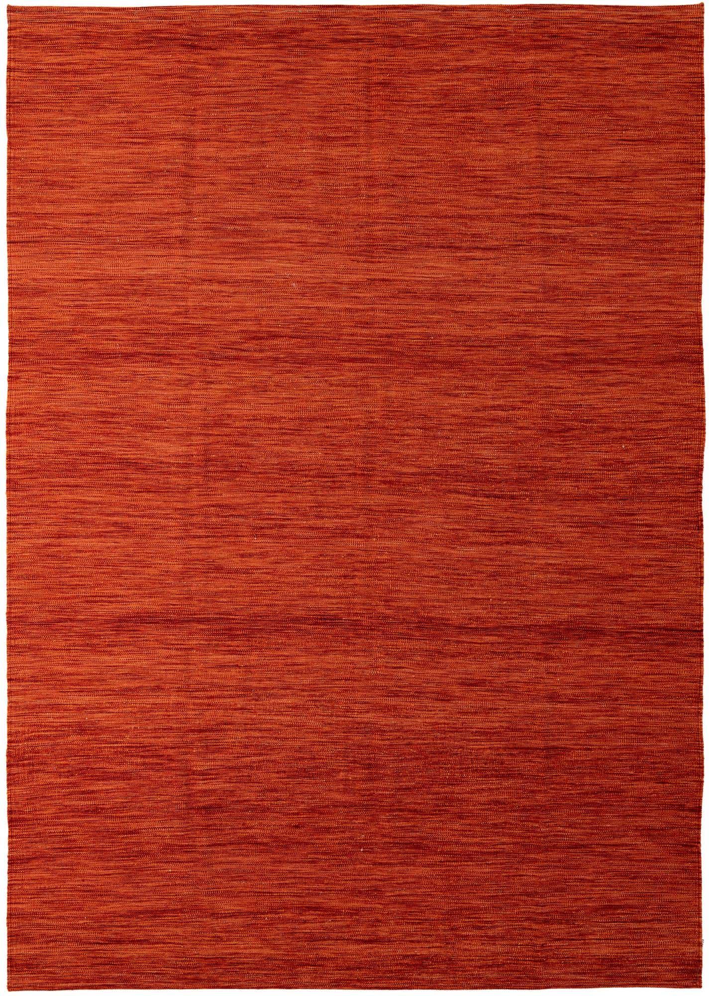 7' x 9' 9 Hand Woven Kilim Modern Wool Rug