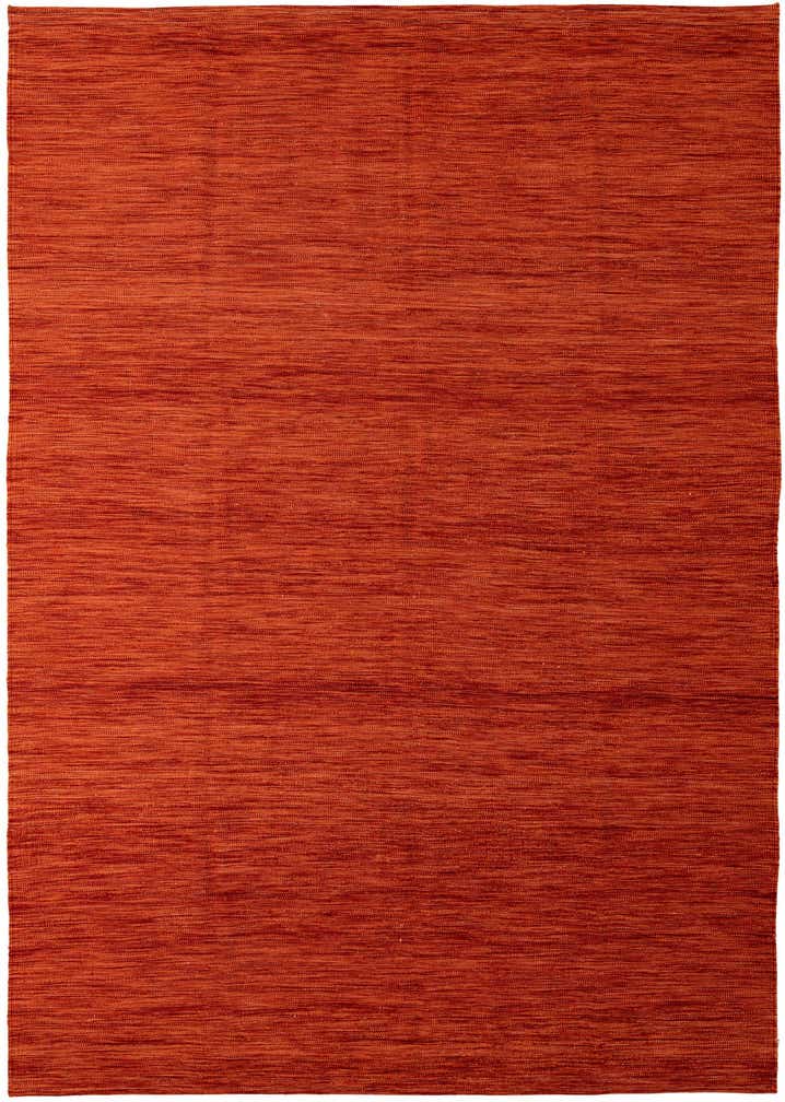 7' x 9' 9 Hand Woven Kilim Modern Wool Rug