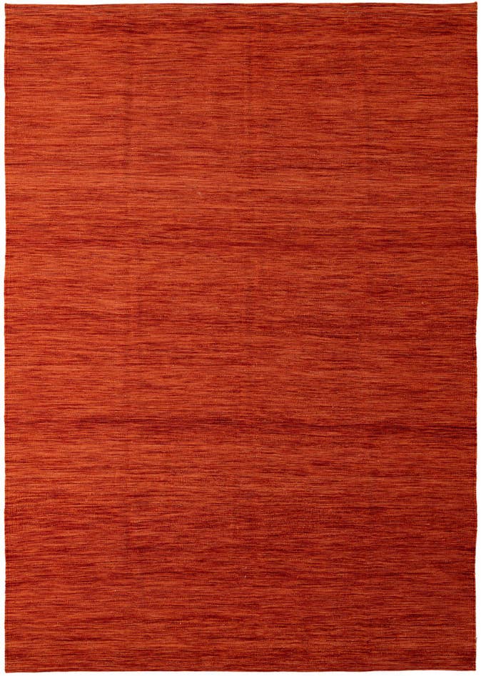 Detail image of 7' x 9' 9 Hand Woven Kilim Modern Wool Rug