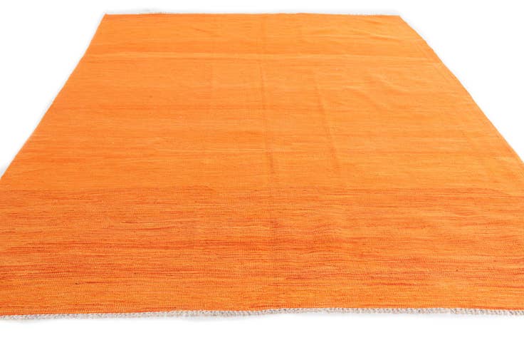 Detail image of 6' x 8' 2 Hand Woven Kilim Modern Wool Rug