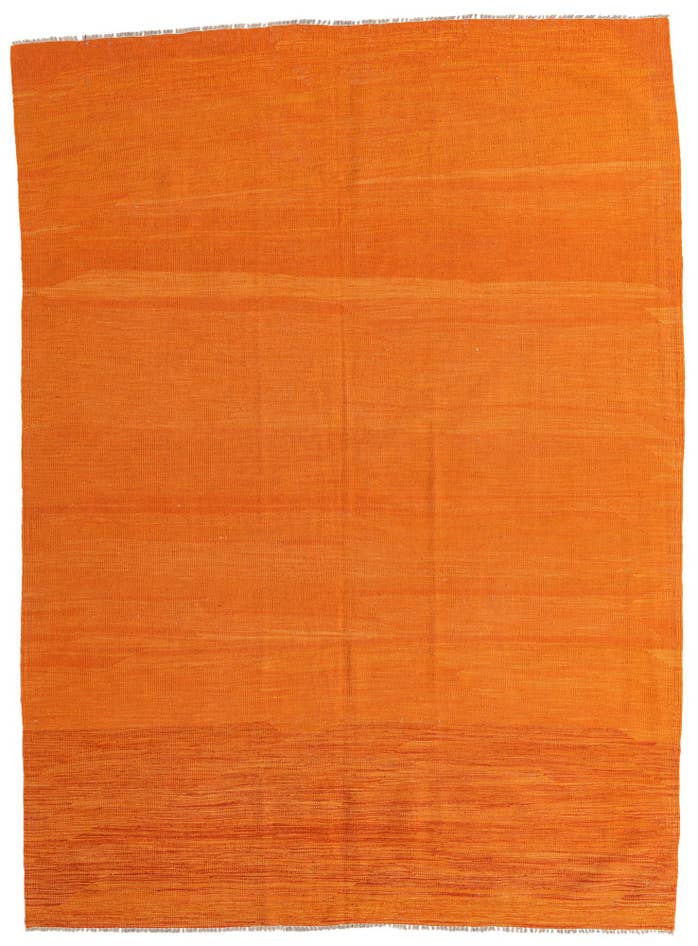 Detail image of 6' x 8' 2 Hand Woven Kilim Modern Wool Rug