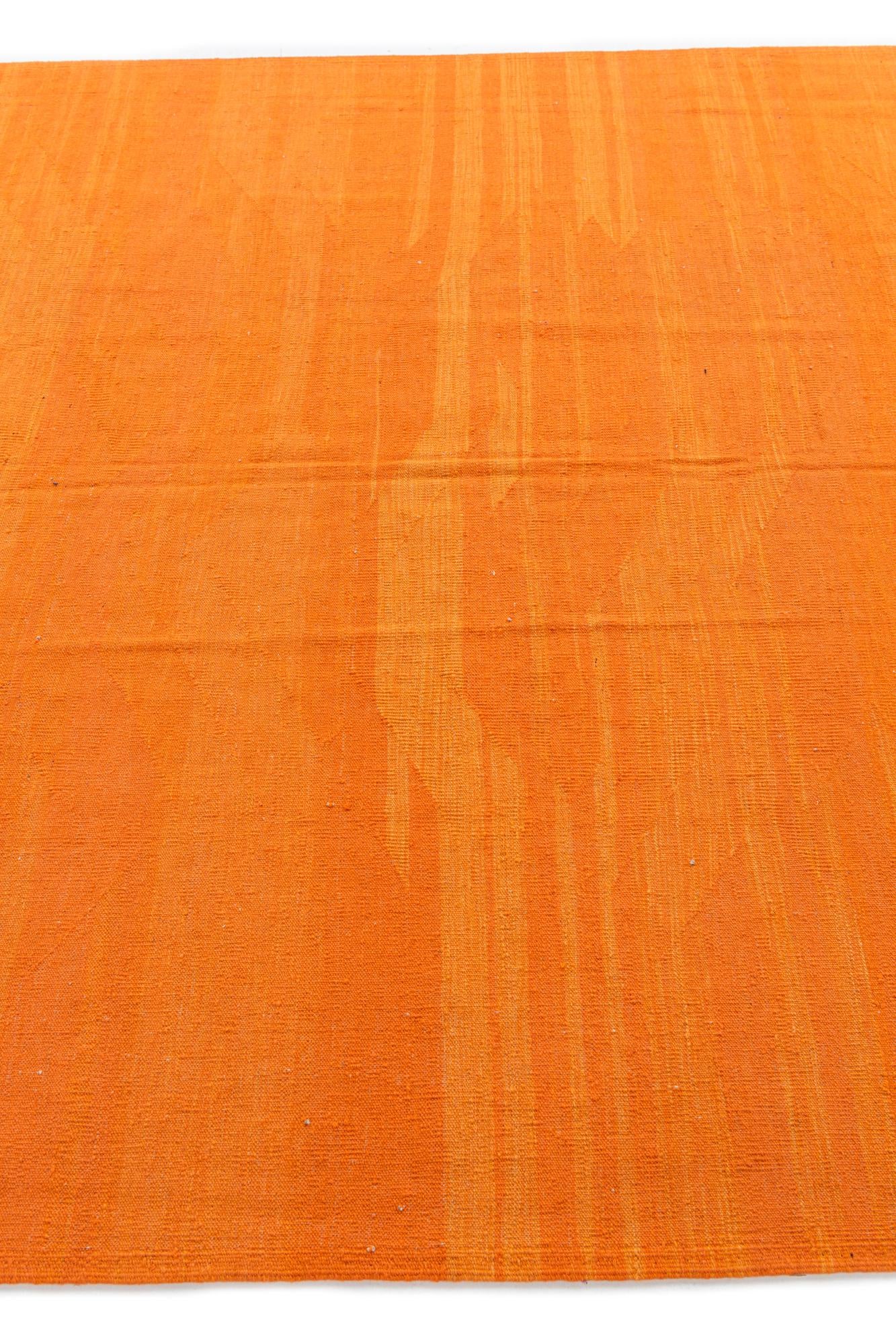 190cm x 255cm Hand Woven Kilim Modern Wool Rug