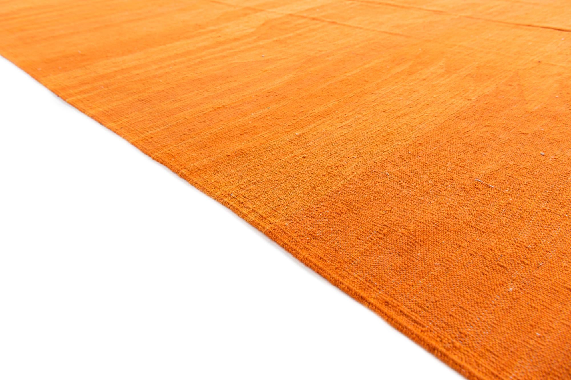 190cm x 255cm Hand Woven Kilim Modern Wool Rug
