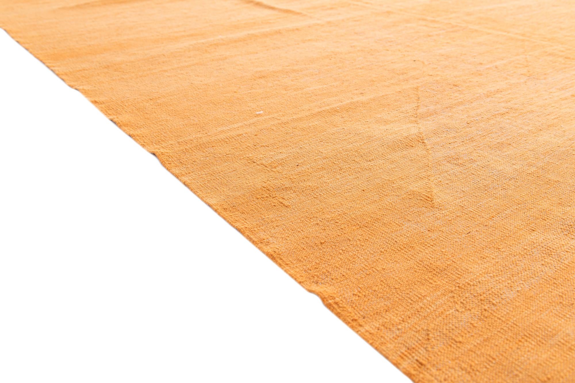 6' 9 x 9' 9 Hand Woven Kilim Modern Wool Rug
