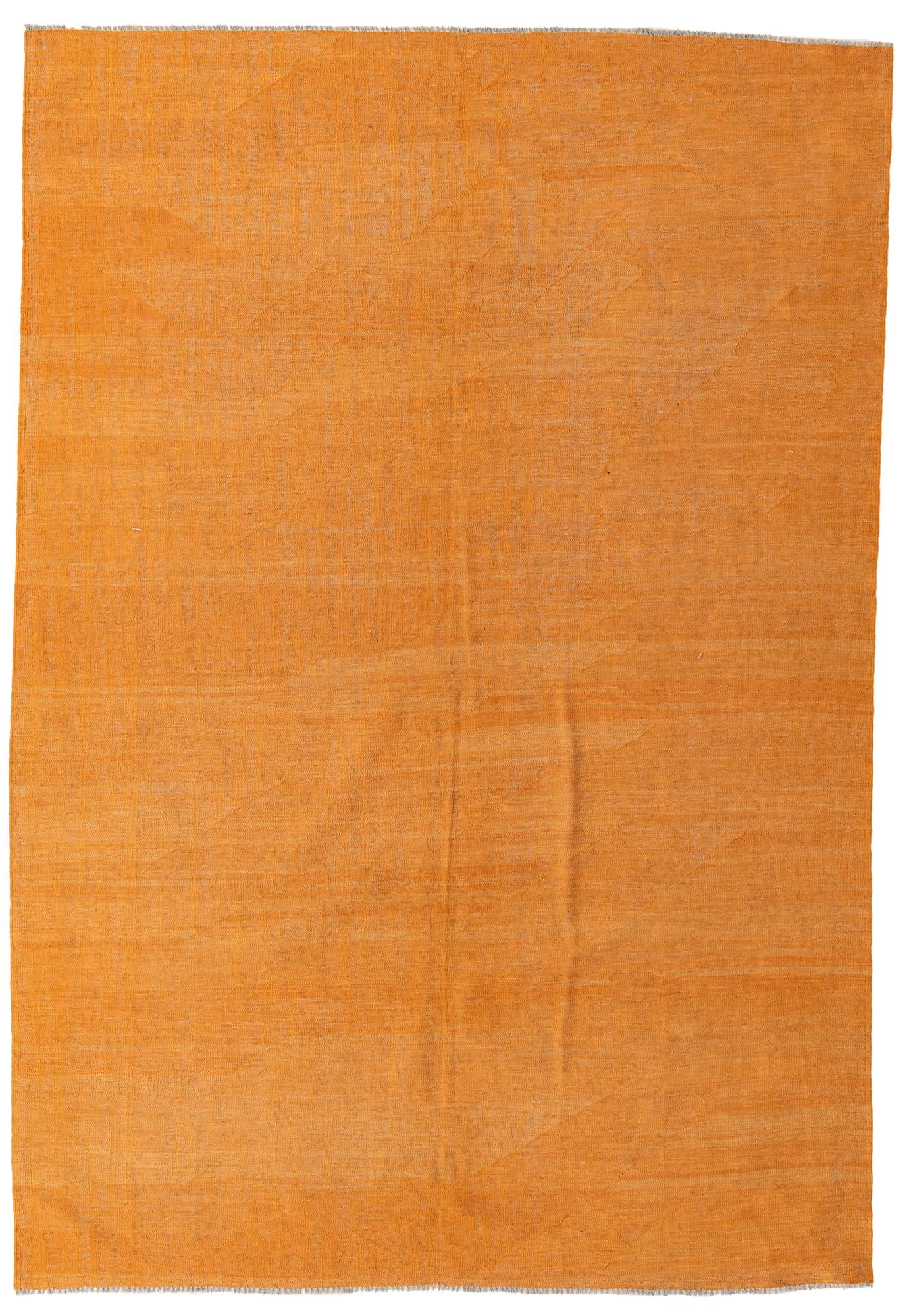 6' 9 x 9' 9 Hand Woven Kilim Modern Wool Rug
