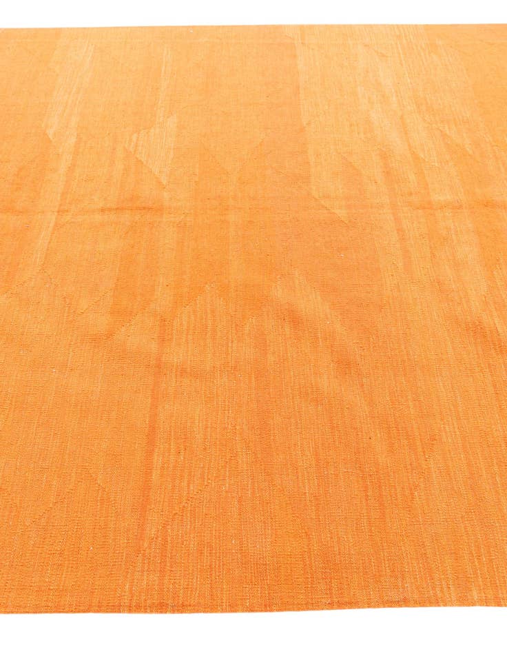 Detail image of 6' 8 x 9' 10  Hand Woven Kilim Modern Wool Rug