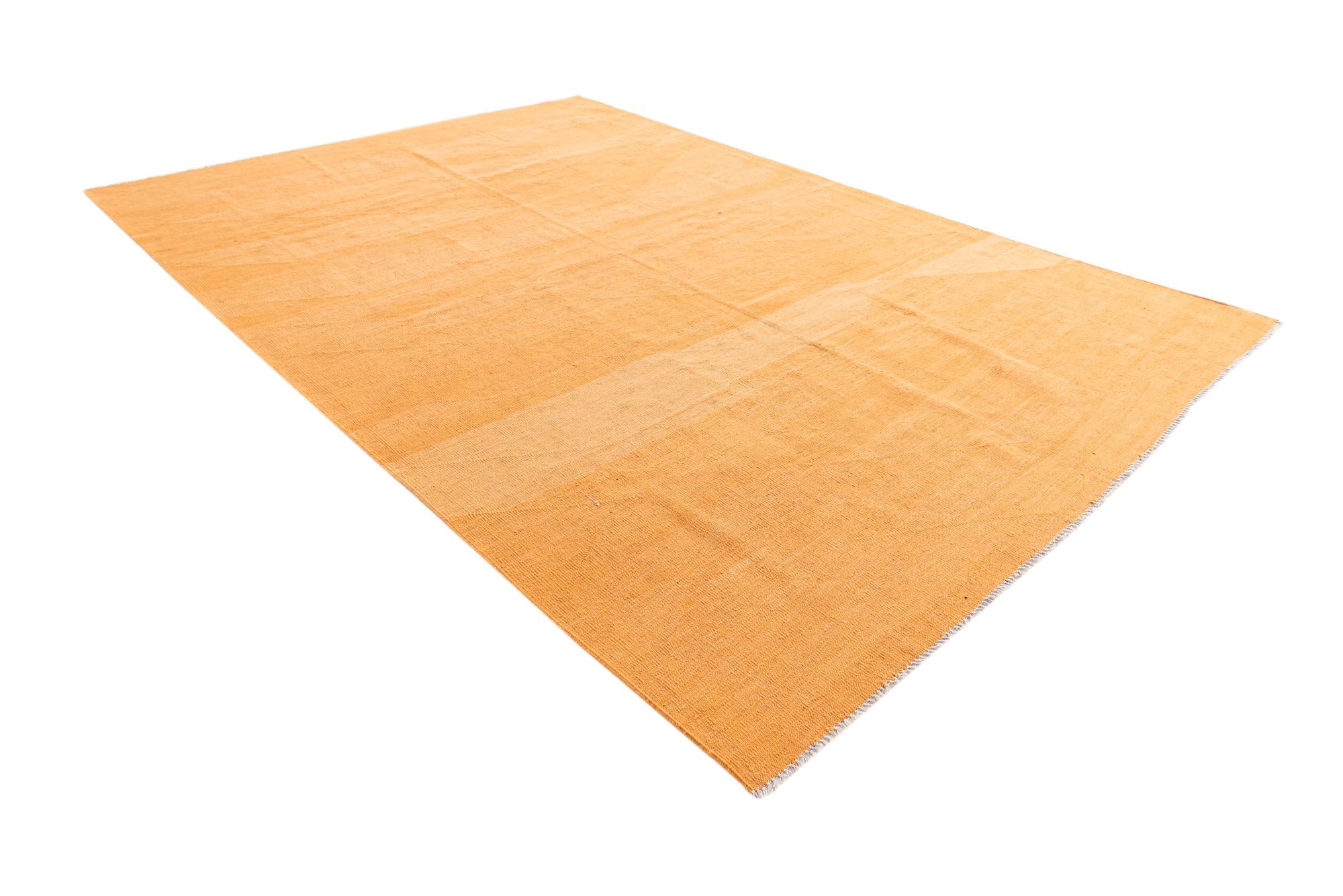 6' 9 x 9' 9 Hand Woven Kilim Modern Wool Rug