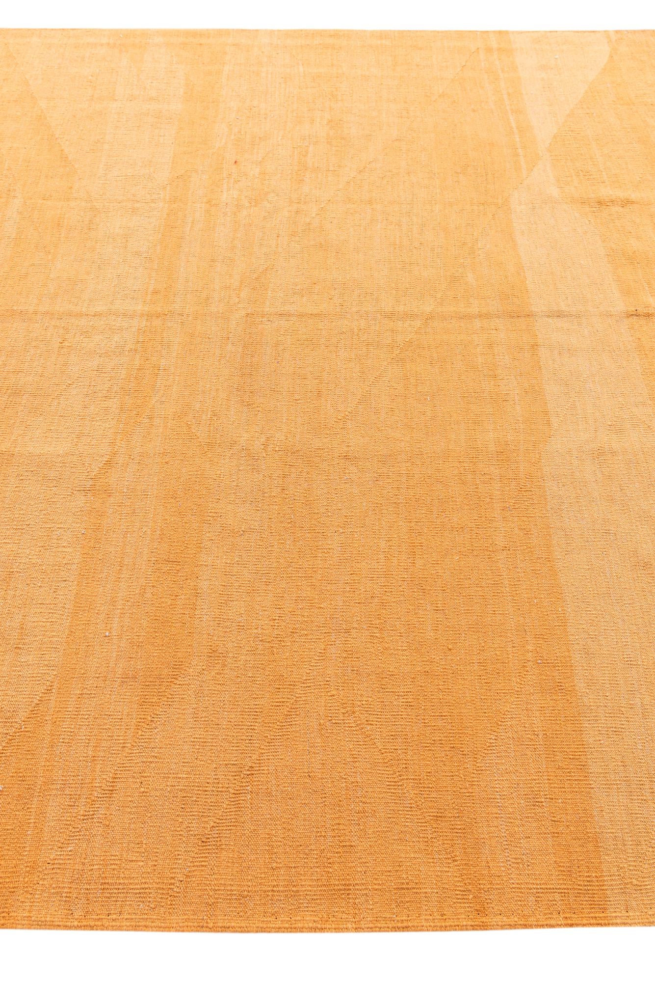6' 9 x 9' 9 Hand Woven Kilim Modern Wool Rug