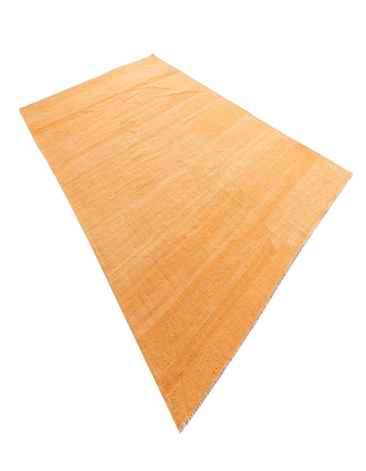 Detail image of 6' 5 x 9' 9  Hand Woven Kilim Modern Wool Rug