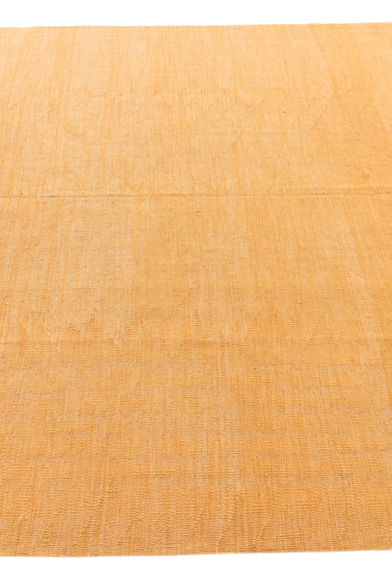 6' 7 x 9' 9 Hand Woven Kilim Modern Wool Rug