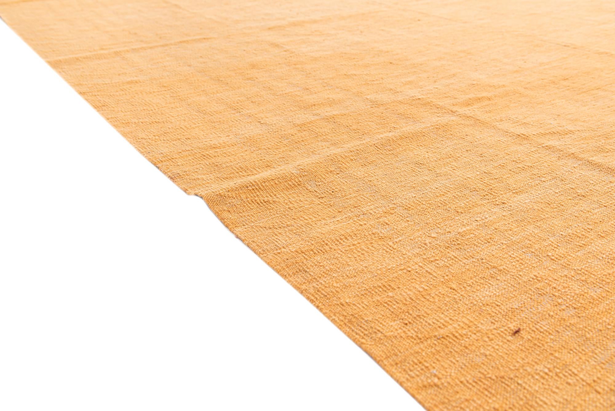 6' 7 x 9' 9 Hand Woven Kilim Modern Wool Rug