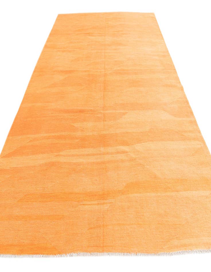 Detail image of 6' 7 x 9' 9  Hand Woven Kilim Modern Wool Rug