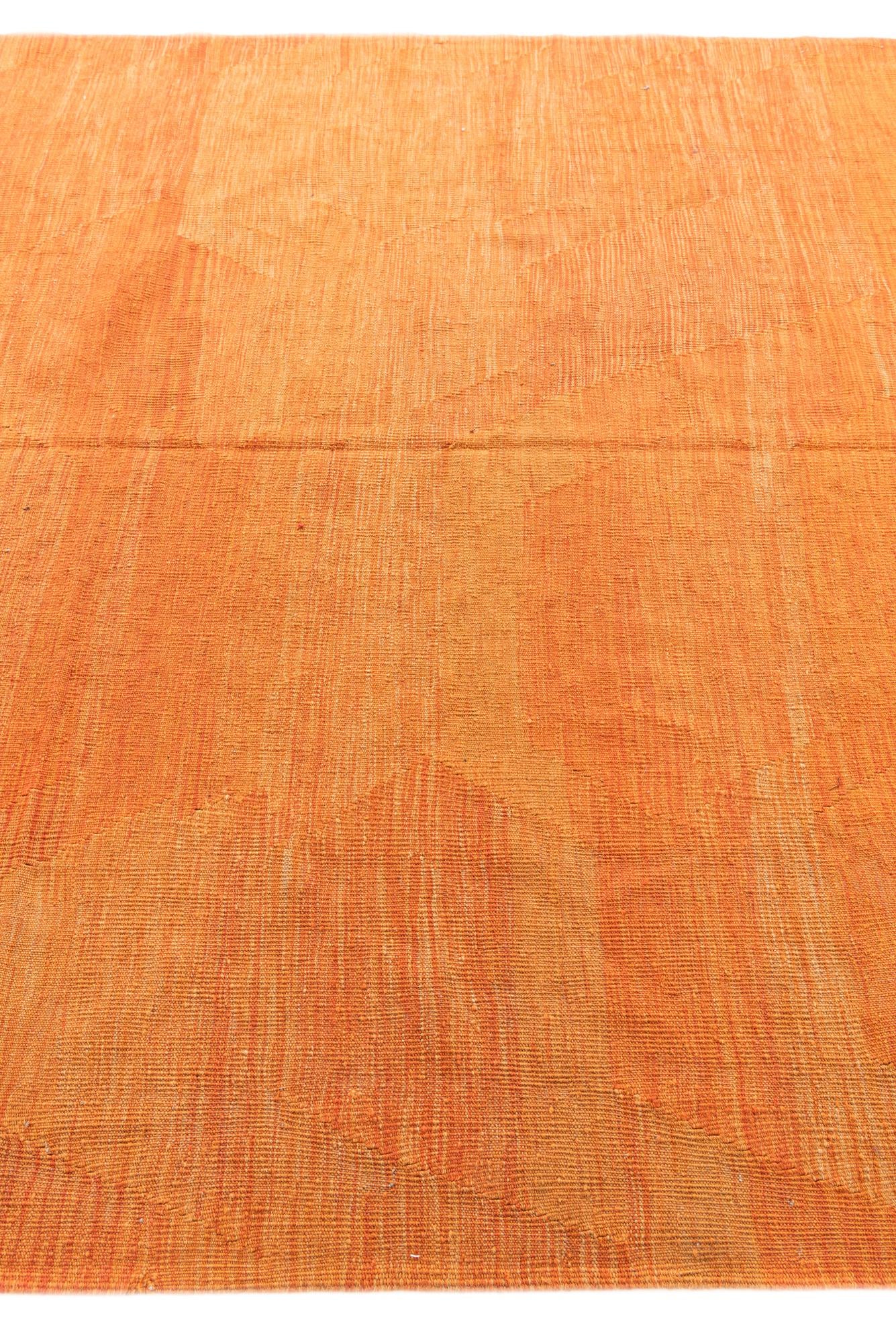 6' 6 x 9' 8 Hand Woven Kilim Modern Wool Rug