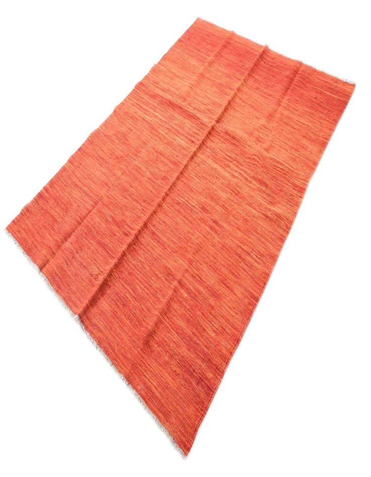 Detail image of 4' 7 x 6' 6  Hand Woven Kilim Modern Wool Rug