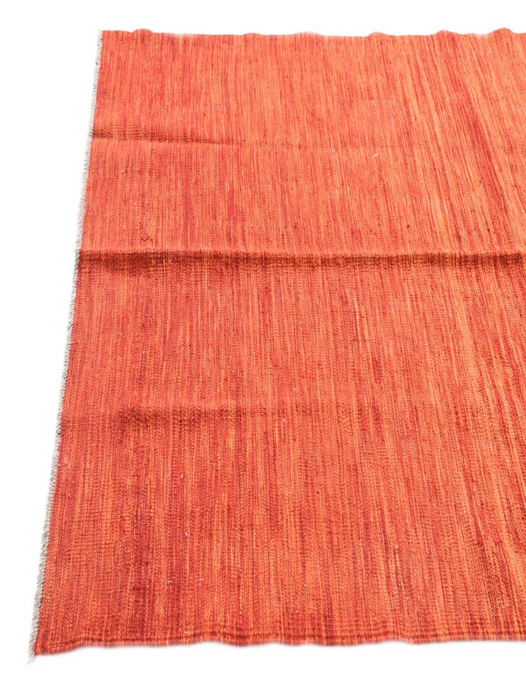 Detail image of 4' 7 x 6' 6  Hand Woven Kilim Modern Wool Rug