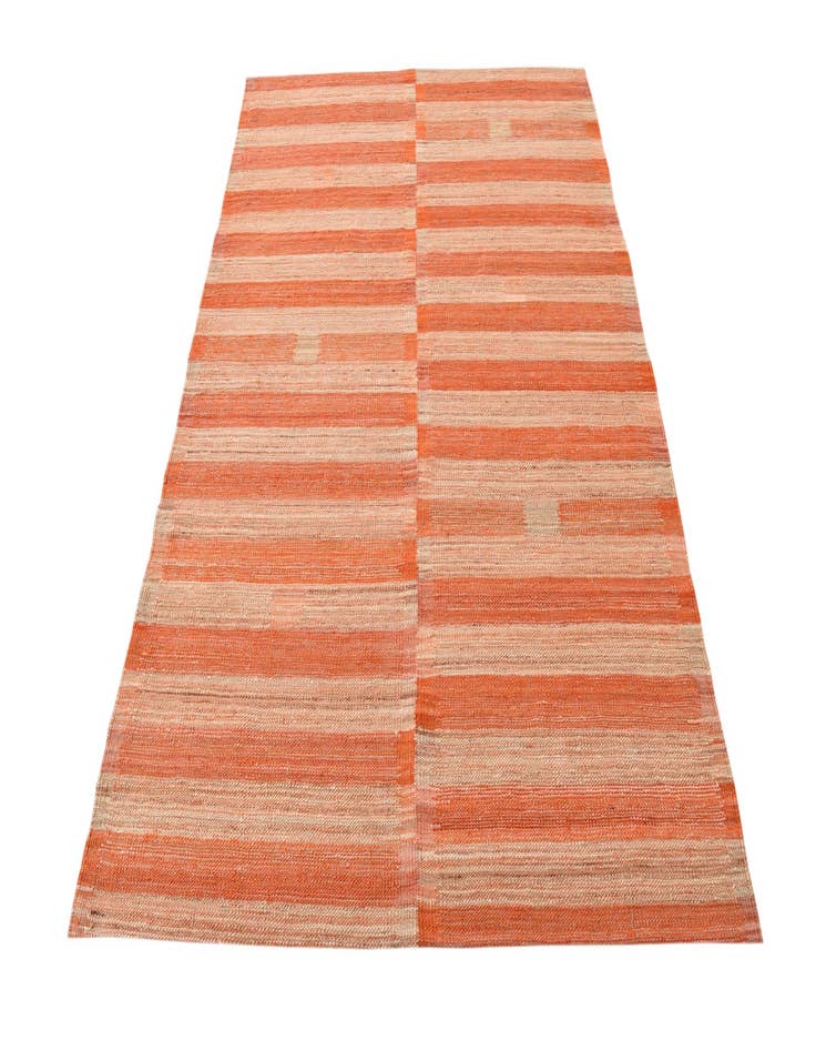 Detail image of 4' 5 x 5' 10  Hand Woven Kilim Modern Wool Rug