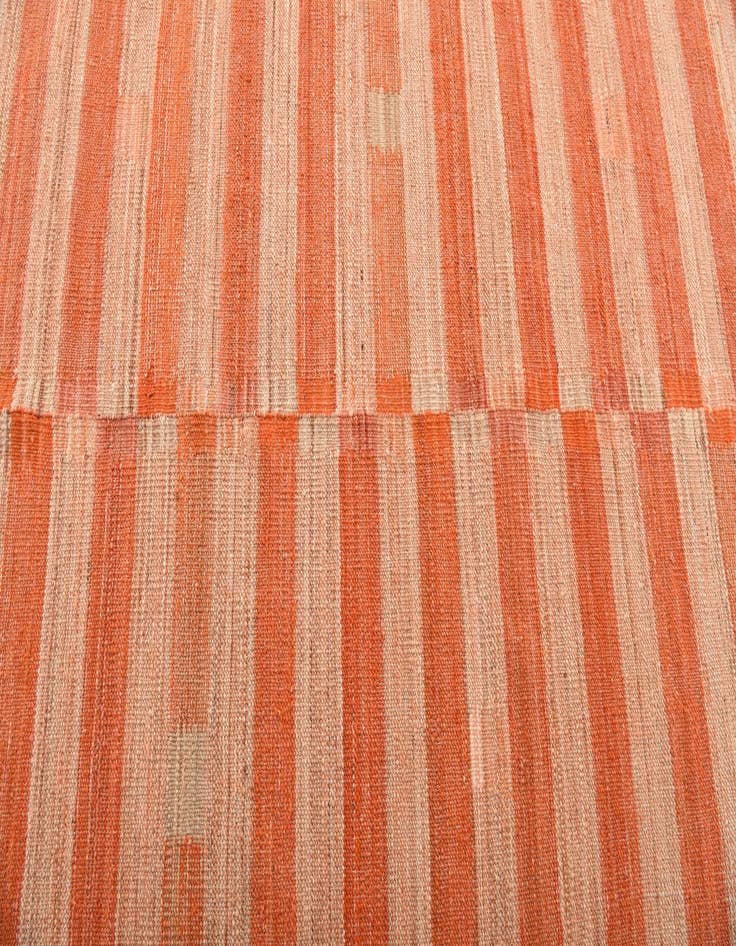 Detail image of 4' 5 x 5' 10  Hand Woven Kilim Modern Wool Rug