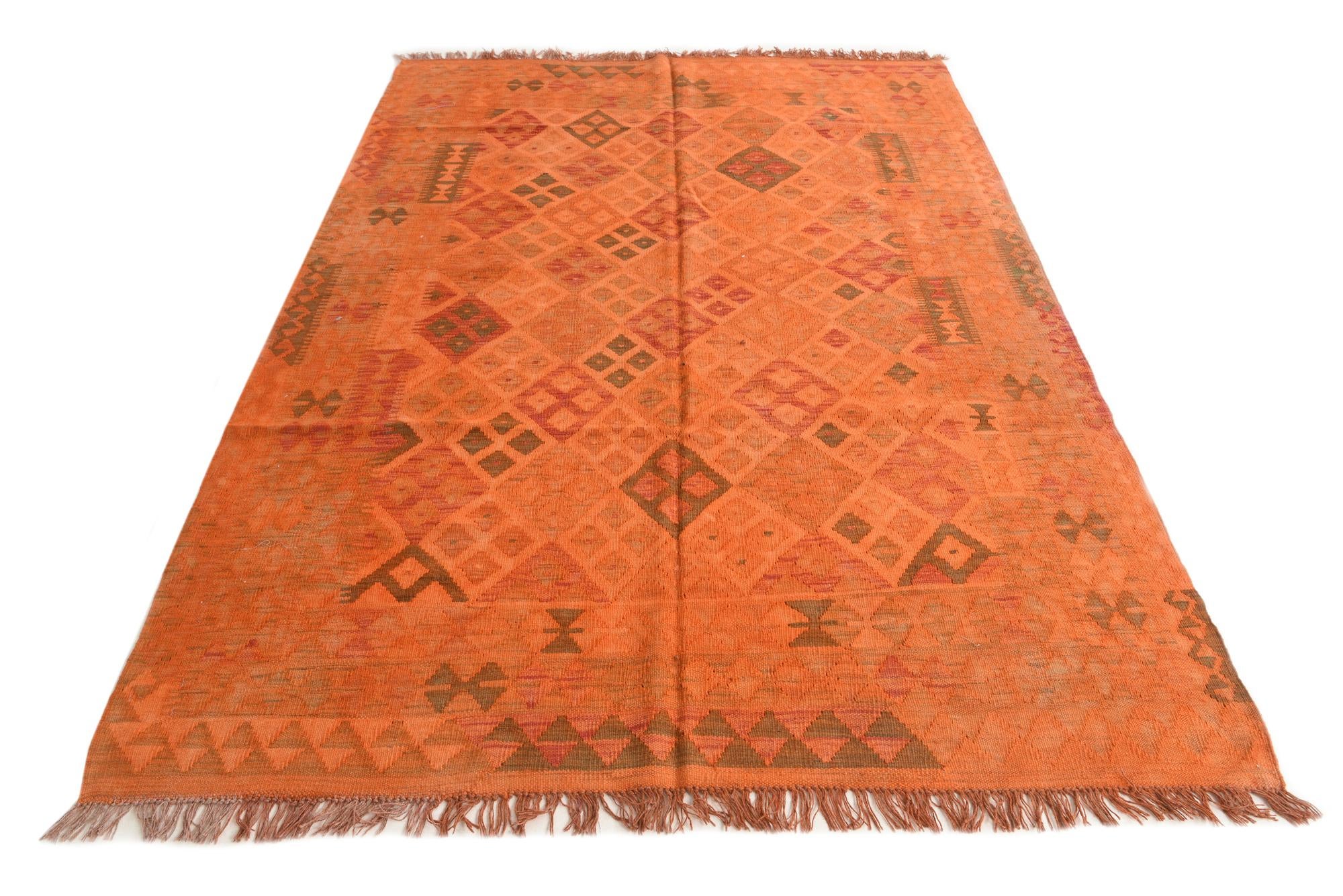 175cm x 250cm Tejido a mano Kilim Modern Alfombra Lana