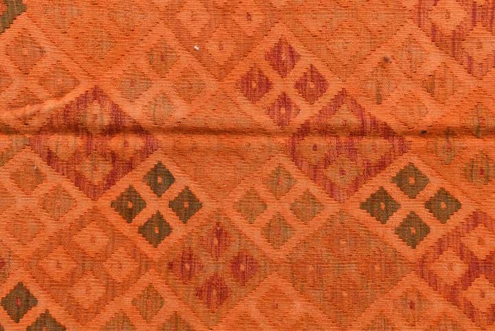 5' 9 x 8' 3 Hand Woven Kilim Modern Wool Rug