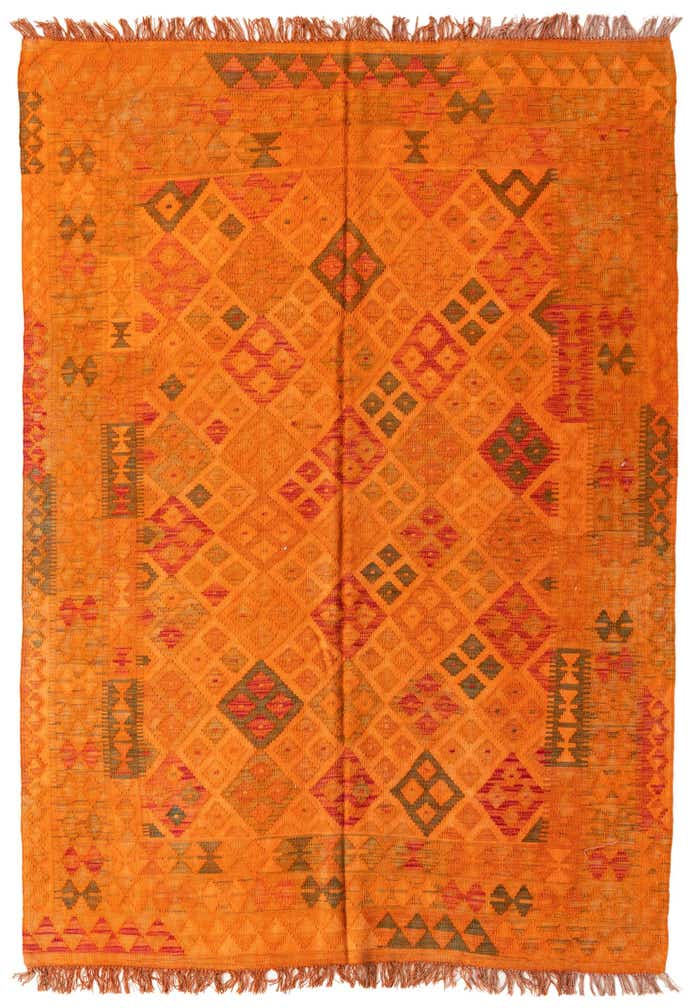 175cm x 250cm Hand Woven Kilim Modern Wool Rug