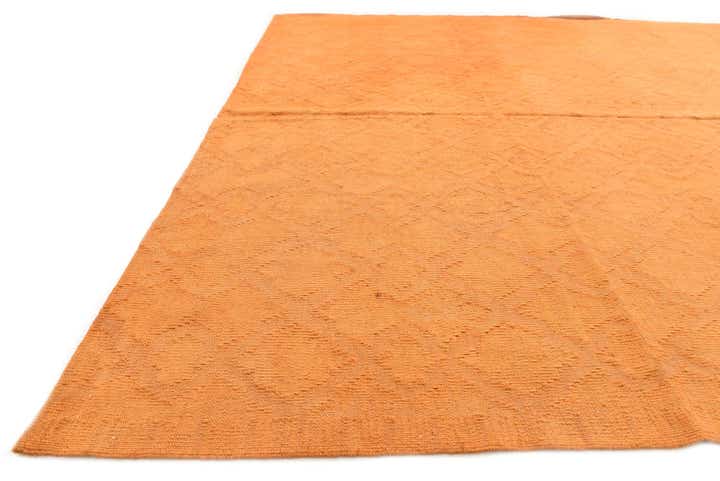 205cm x 290cm Handgewebt Kilim Modern Wolle Teppich