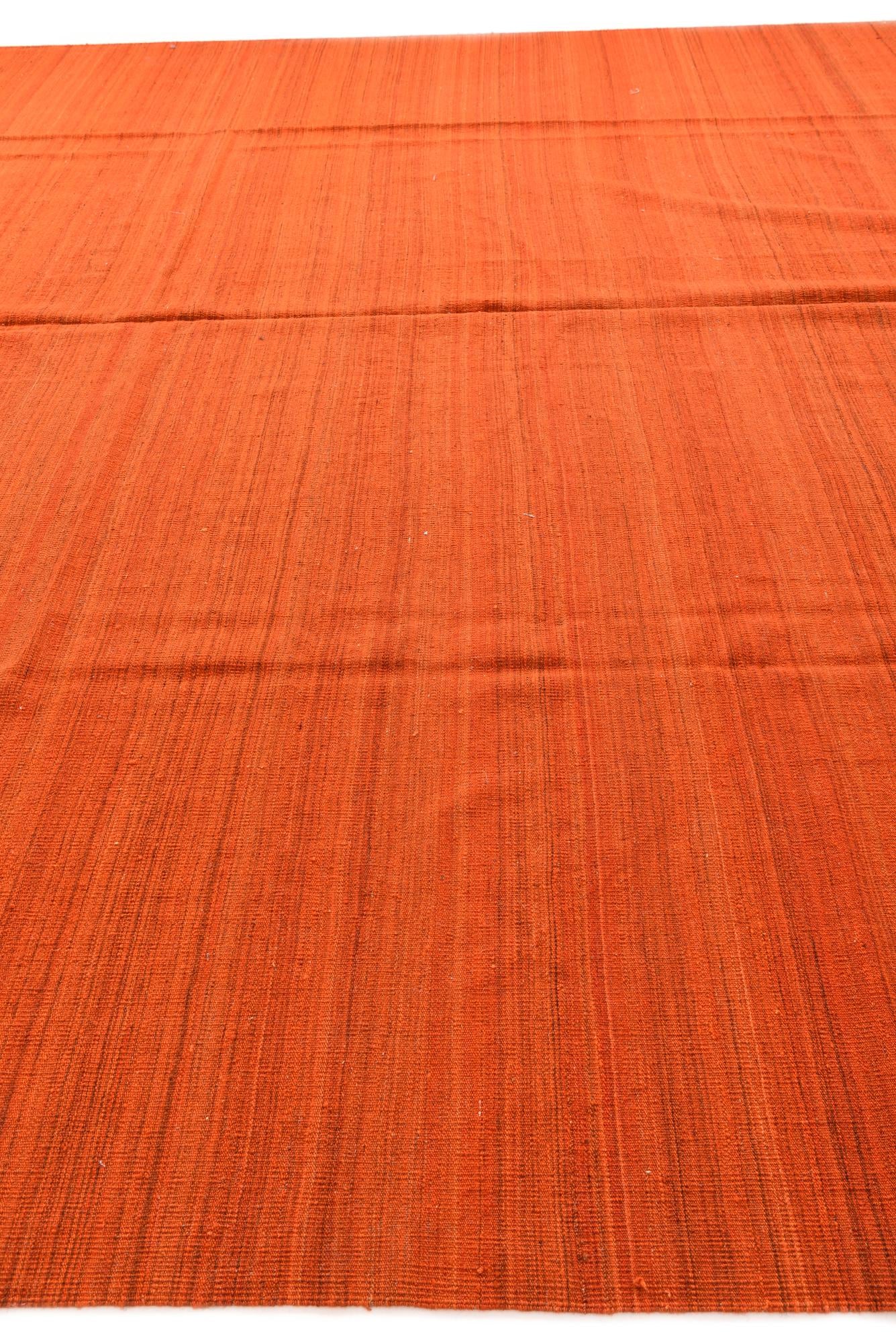 13' 3 x 19' 6 Hand Woven Kilim Modern Wool Rug