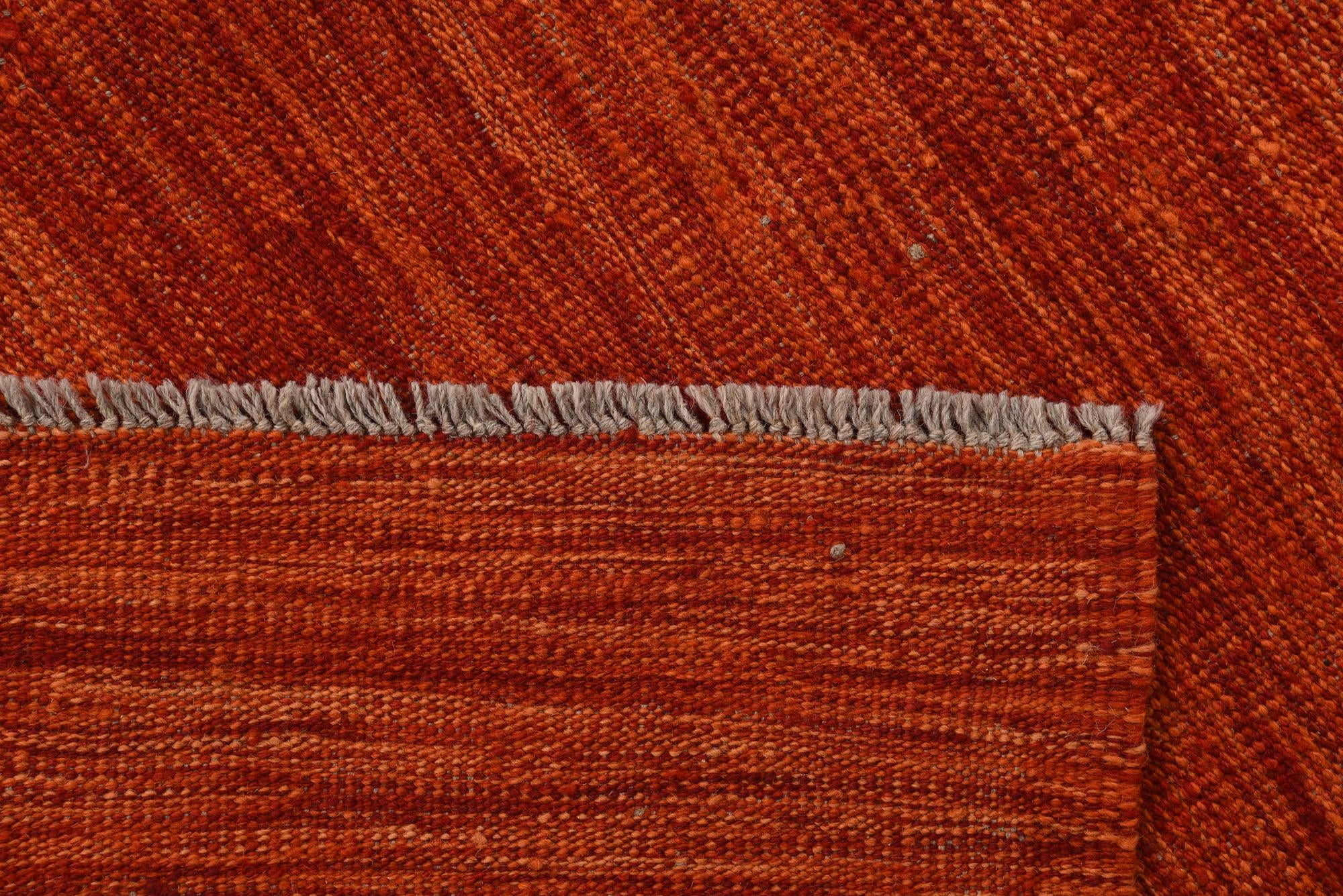 4' 1 x 6' Hand Woven Kilim Modern Wool Rug