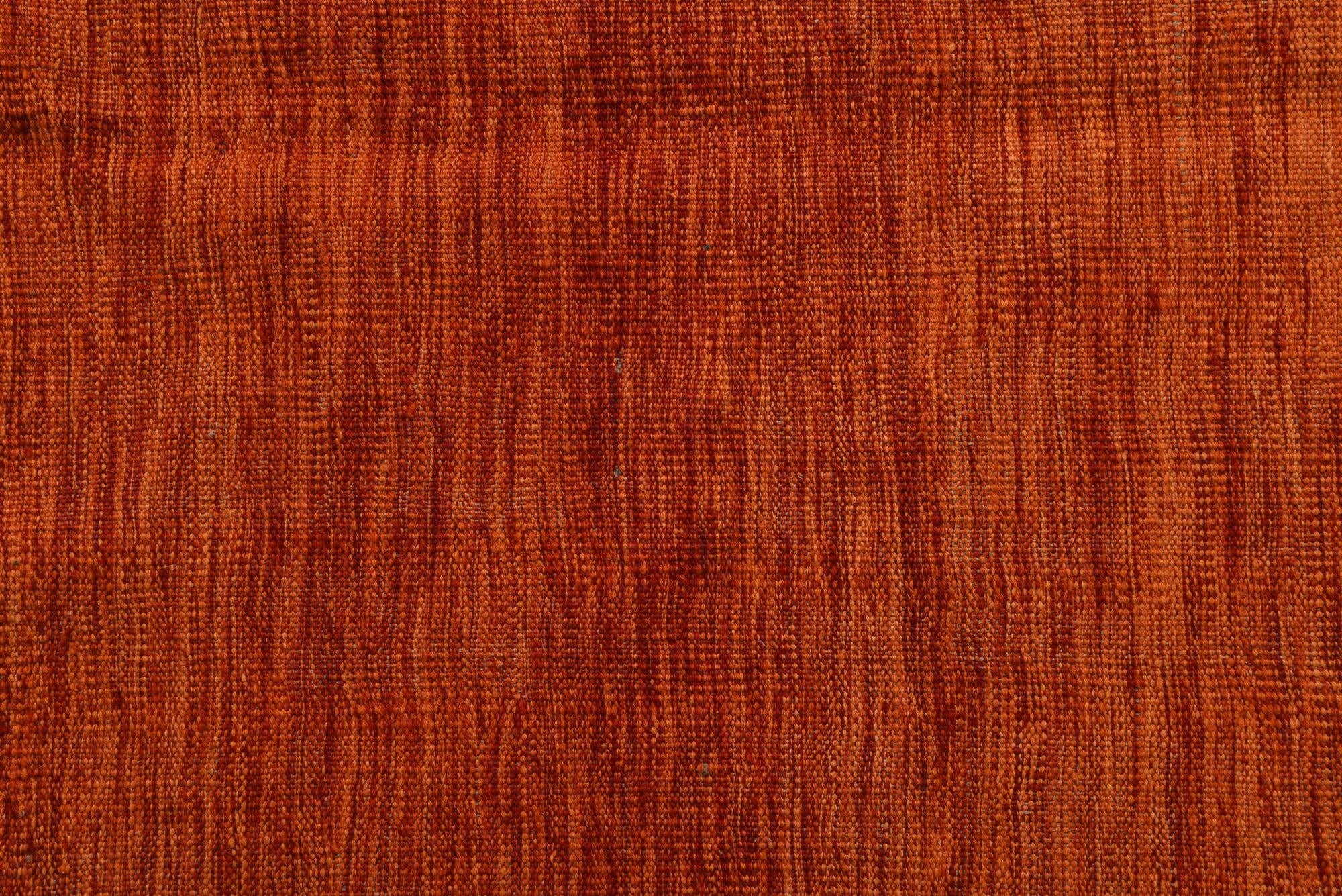 4' 1 x 6' 2 Hand Woven Kilim Modern Wool Rug